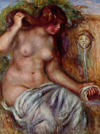 Pierre-Auguste Renoir Woman At The Well, Germany oil painting art